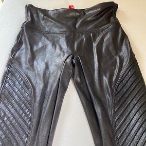 Spanx leather looking leggings